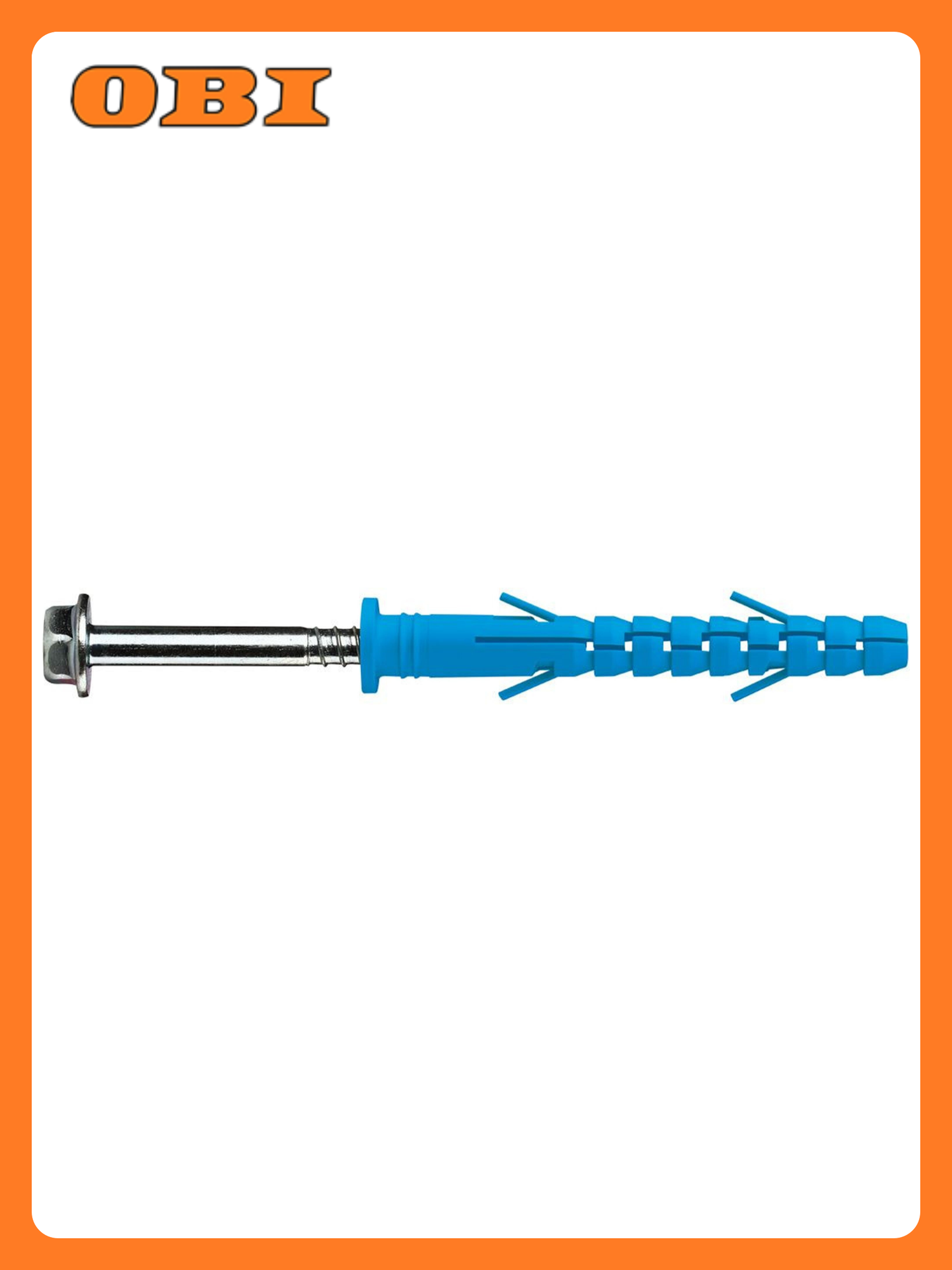 Дюбель фасадный европартнер ДФ Б 10х60 мм с шурупом ШГ и антикоррозийным покрытием 4 шт