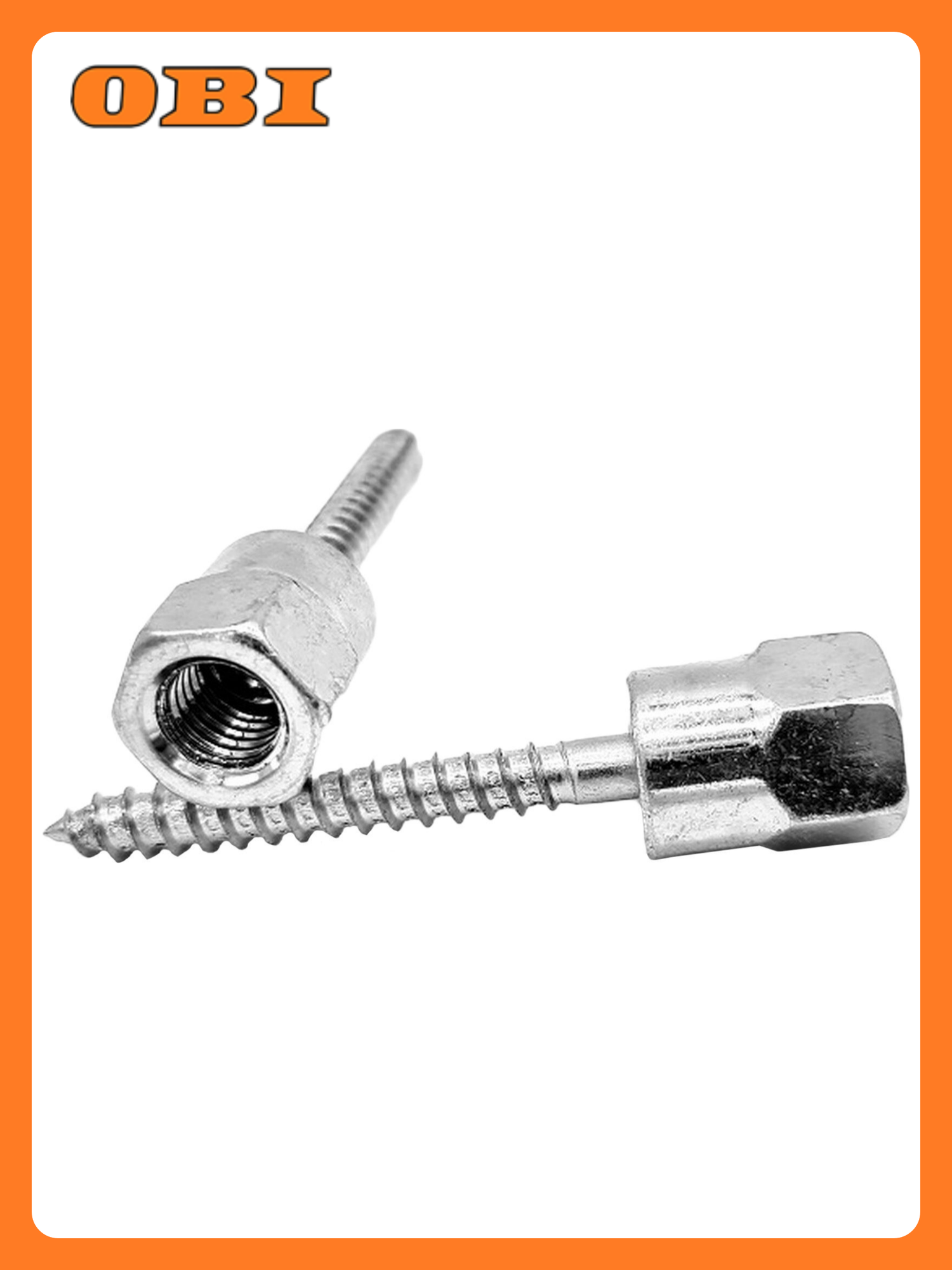 Анкер-шуруп Европартнер для дерева оцинкованный 65х50 мм 2 шт.