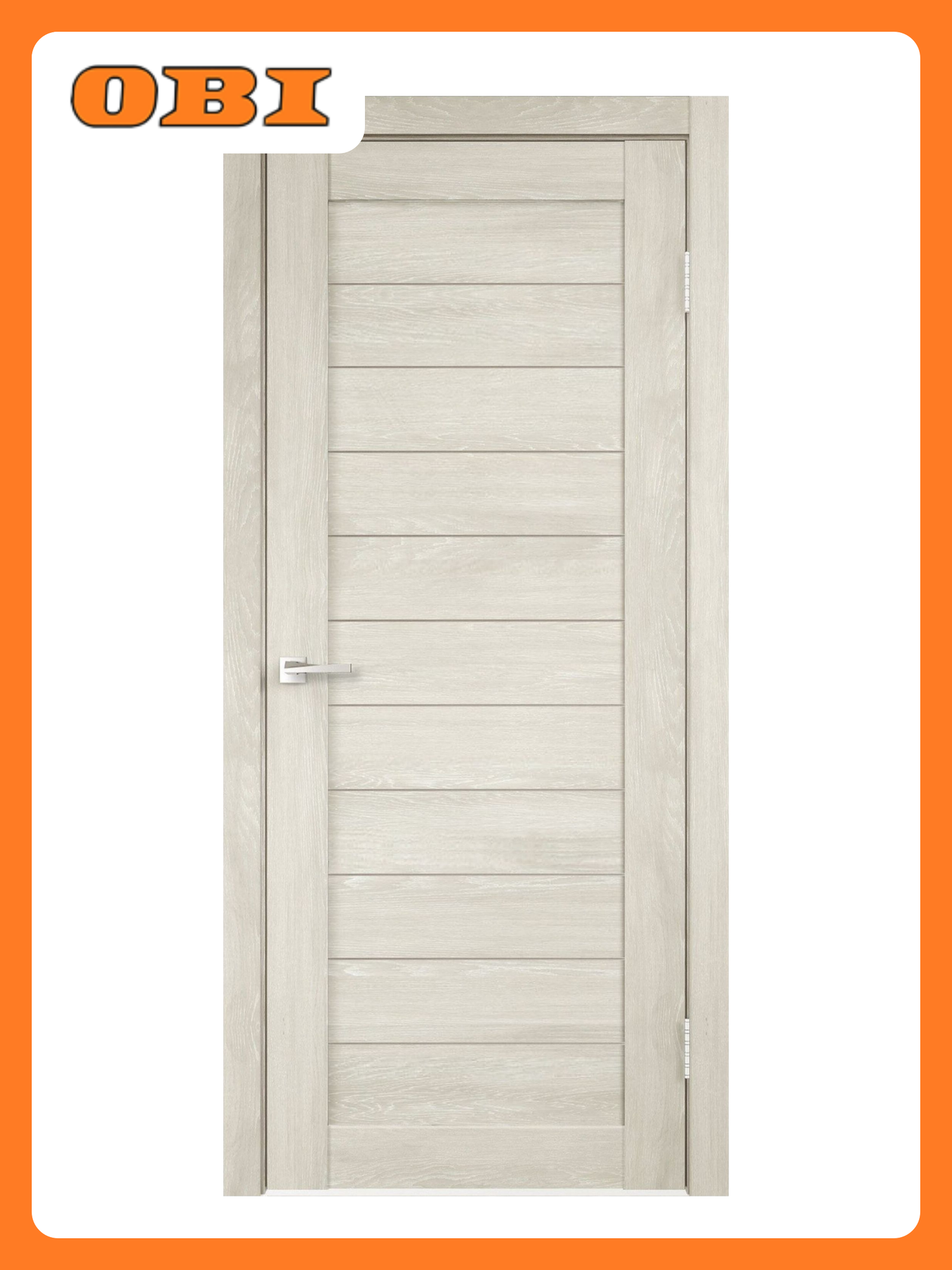 Межкомнатная дверь Бавария глухая Дуб шале капучино 60х200 cм