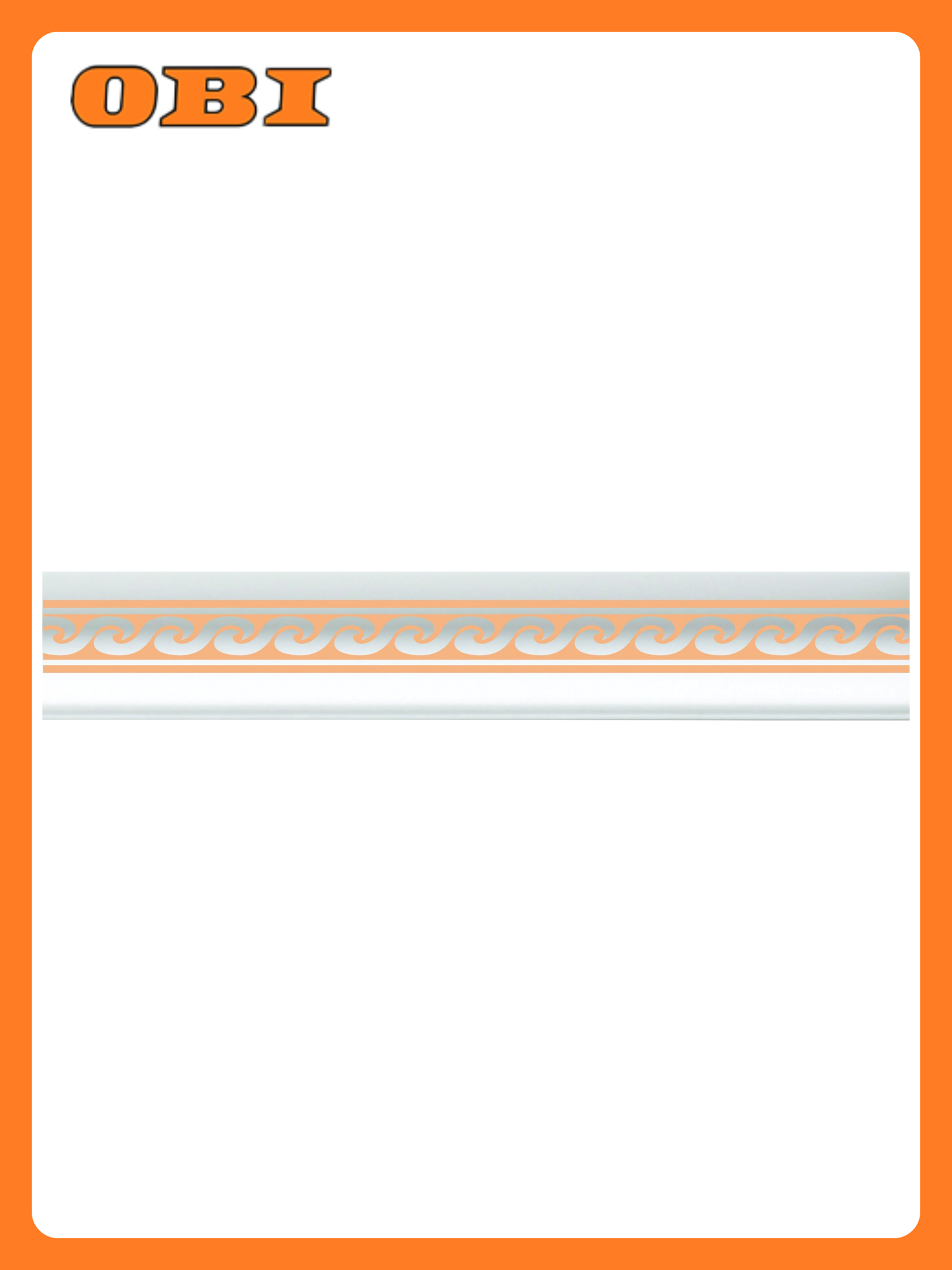Плинтус потолочный SOLID С15/40 Волна 200х38х38 мм бело-золотой