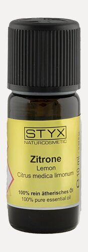 Изображение товара Эфирное масло Стикс "Лимон", для тела, бани и сауны, натуральное 100%, 10 мл