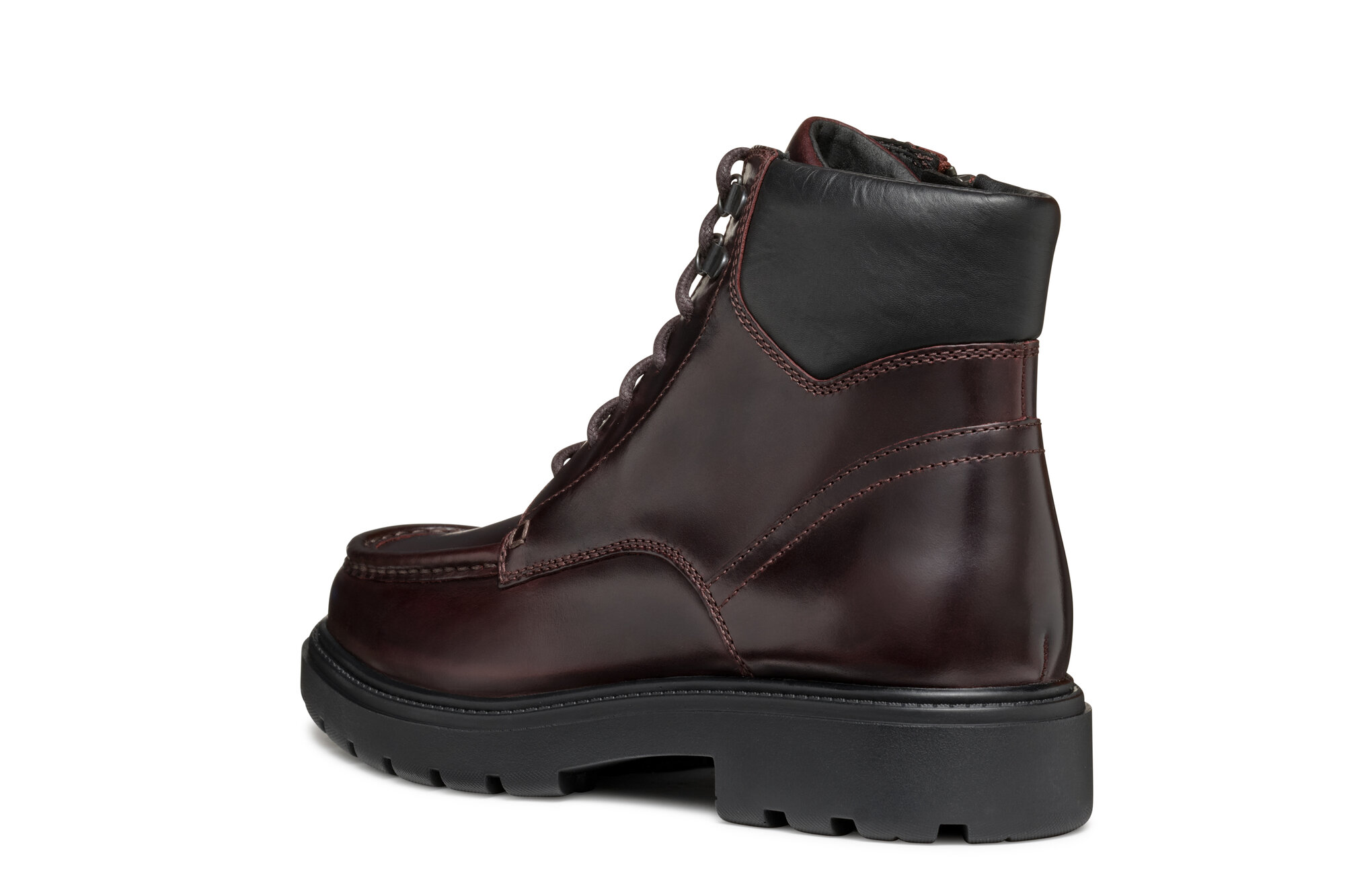 Ботинки GEOX, размер 39 RU, винный — фото 1