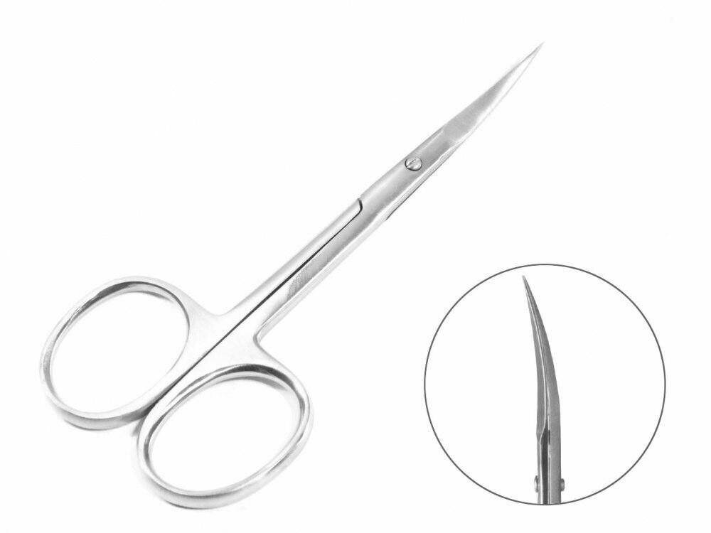 Маникюрные ножницы для кутикулы, кожи и заусенцев, ручная заточка NM-118 S/D