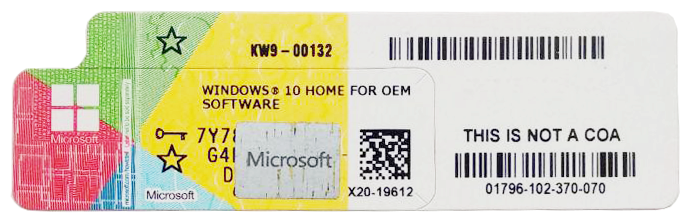 Microsoft Windows 10 Home 64-bit OEM, лицензия и носитель, русский, устройств: 1, кол-во лицензий: 1, срок действия: бессрочная фото 2