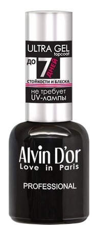 Alvin D'or, Лак для ногтей ULTRA GEL topcoat