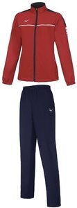 Фото Костюм спортивный Mizuno MICRO TRACKSUIT (W) Красный/Темно-синий