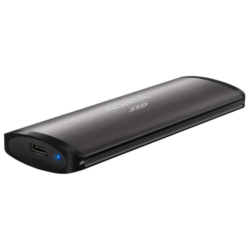 Твердотельный диск A-DATA SE760 512 Гб титановый серый арт ASE760-512GU32G2-CTI 713900₽
