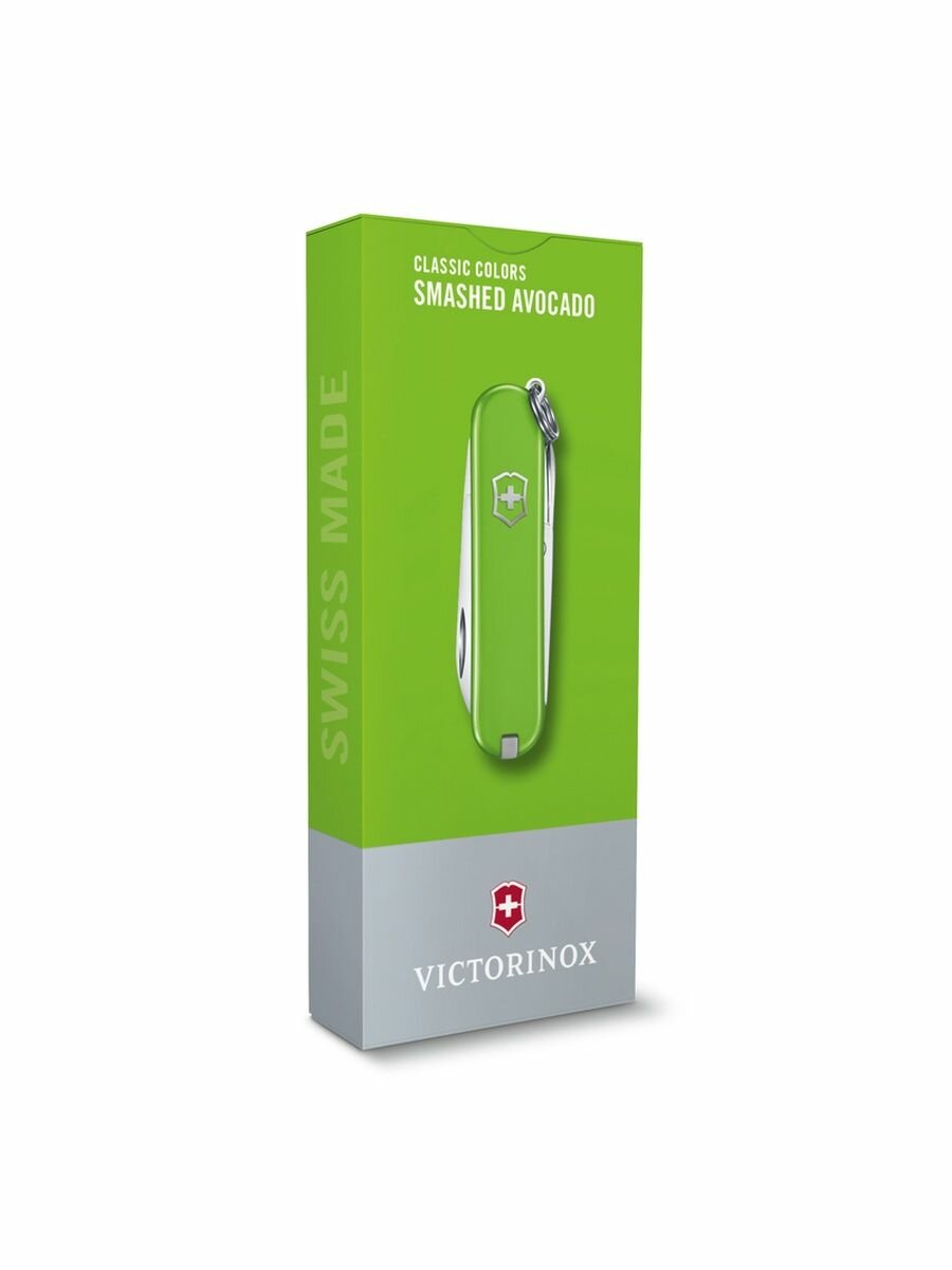 Мультитул брелок VICTORINOX Classic SD Colors Smashed Avocado - фотография № 12