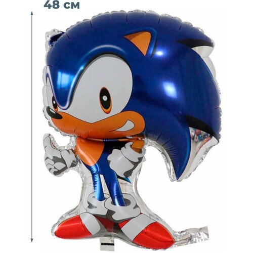 Воздушный шар Соник Sonic (фольгированный, 48 см)