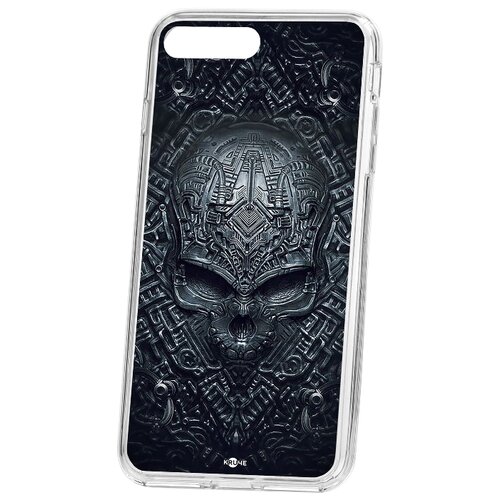 фото Чехол на ip 7 plus kruche print череп техно