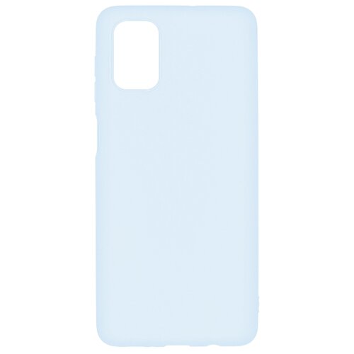Клип-кейс PERO софт-тач для Samsung M51 голубой