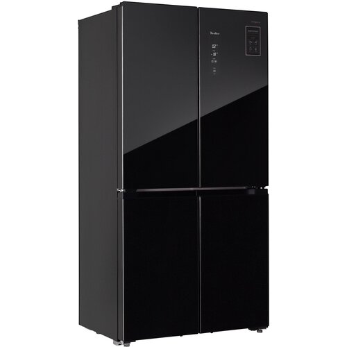 Холодильник TESLER RCD-545I BLACK GLASS