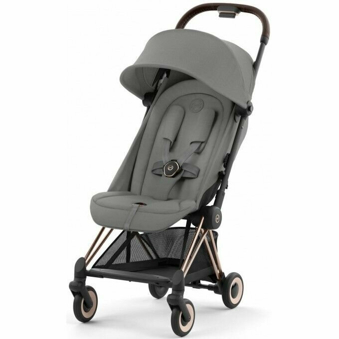 Коляска прогулочная Cybex Coya Mirage Grey шасси rosegold