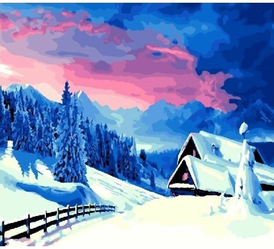 Картина по номерам Сибирь 40х50 см Hobby Home