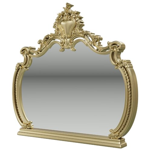 Зеркало Шейх СШ-06 цвет слоновая кость/золото