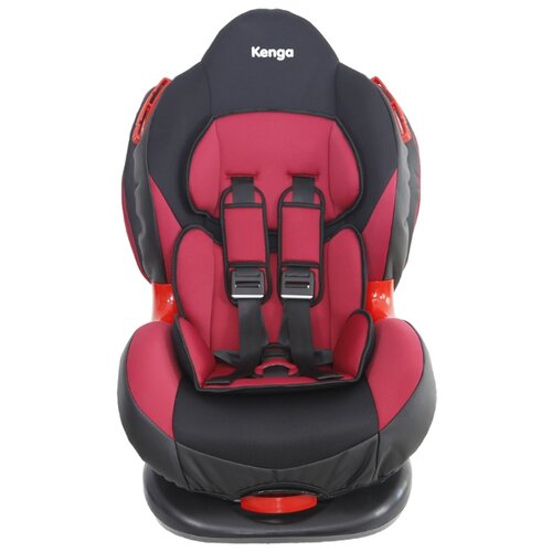 фото Автокресло группа 1/2 (9-25 кг) kenga bs02 sa isofix, черный/красный