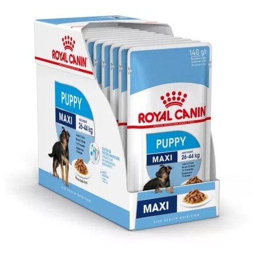 Влажный корм ROYAL CANIN Maxi Puppy для щенков крупных пород 10шт.*140г