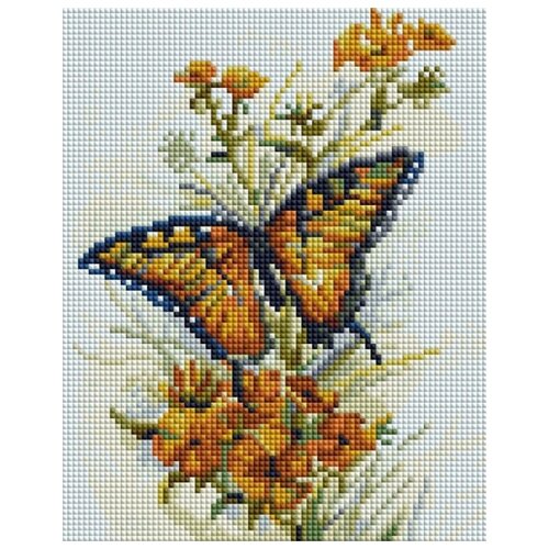 фото Бабочка набор для выкладывания стразами 20х25 белоснежка 428-st-ps