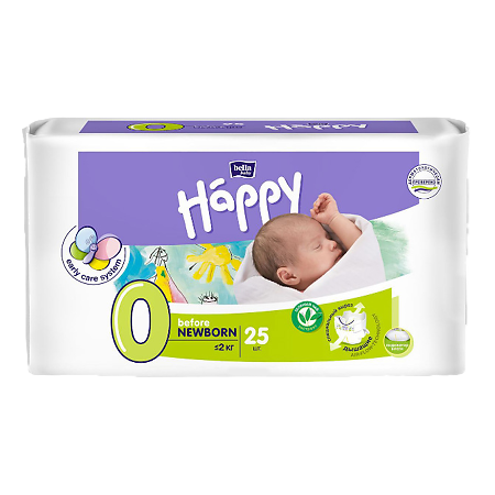 Белла бэби хэппи подгузники BEFORE NEWBORN (до 2 кг) N25 #