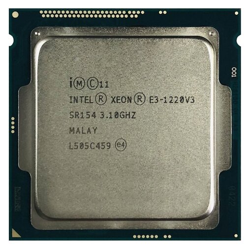 Процессор Intel Xeon E3-1220V3 LGA1150, 4 x 3100 МГц, OEM процессор intel xeon e3 1285lv4 broadwell lga1150 4 x 3400 мгц oem