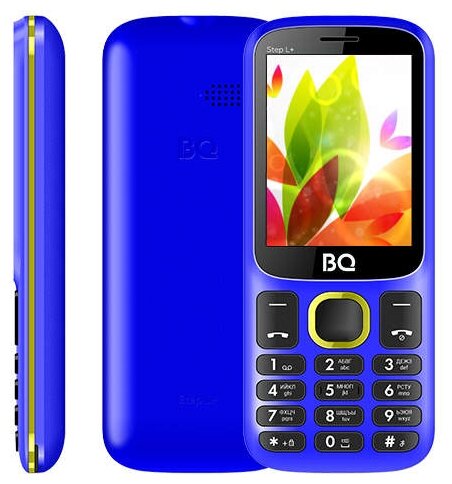 Мобильный телефон BQ 2440 Step L+ Blue+Yellow .