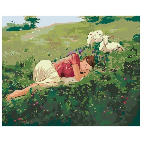 Картина по номерам Сон на лугу, 40x50 см сон на лугу раскраска картина по номерам на холсте