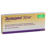 Золадекс капс. для п/к введ. пролонг. действия 3,6 мг шприц-аппликатор №1 - изображение