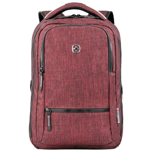 фото Рюкзак wenger, 14'', бордовый, полиэстер, 26x19x41 см, 14 л