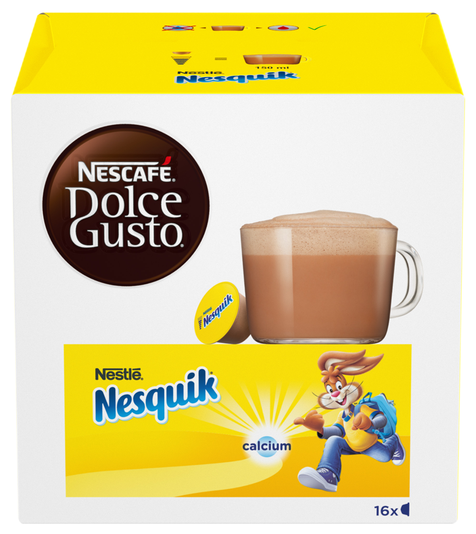 Какао в капсулах Nescafe Dolce Gusto Nesquik 48 капсул (3 упаковки по 16 капсул) 768г Нескафе Дольче Густо Несквик - фотография № 10