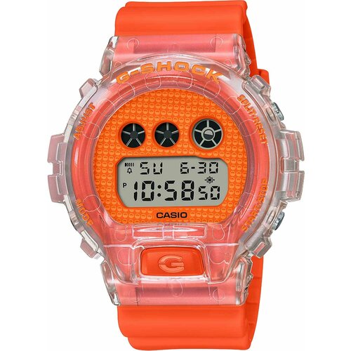 Наручные часы CASIO G-Shock, оранжевый, бесцветный