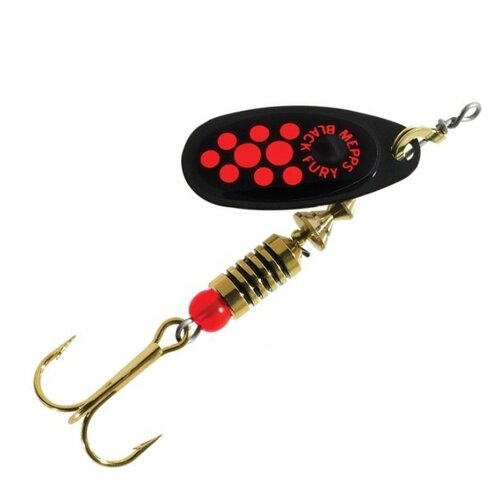 фото Блесна вращающаяся mepps "black fury orange nr" №2 (4,5 г)