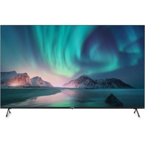 Телевизор LED Hyundai 65 H-LED65BU7006 Android TV Frameless Metal черныйсеребристый 4K Ultra HD 60Hz DVB-T DVB-T2 DVB-C DVB-S DVB-S2 USB WiFi Smart TV 6439800₽