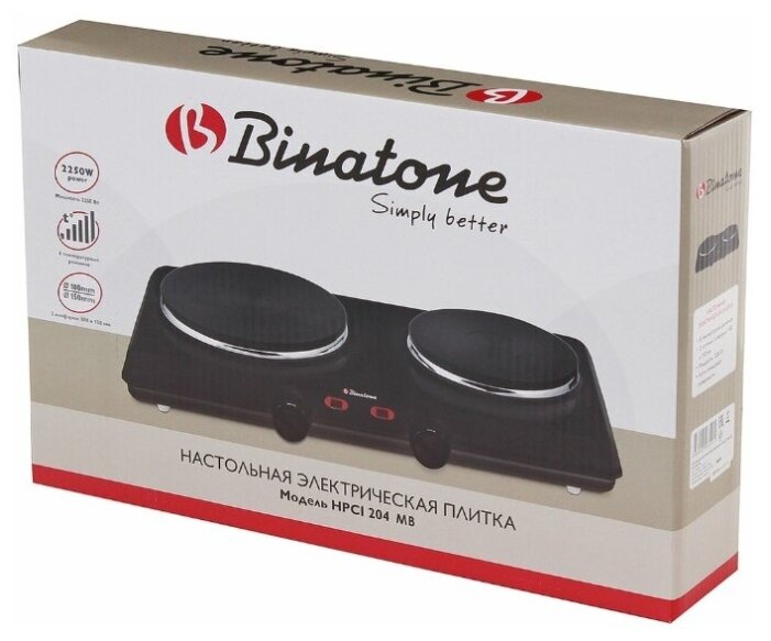 Электрическая плита BINATONE HPCI 204 MB