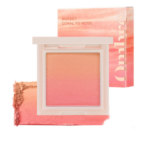 Румяна для лица с эффектом омбре Ombre Blush 03 Sandy Beach Nude To Peach Beige Holika Holika, 10 гр