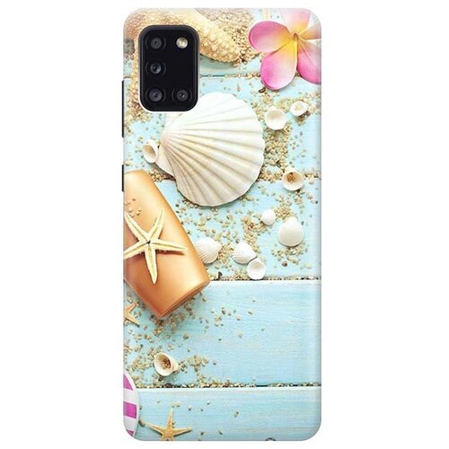 фото Re:pa чехол - накладка artcolor для samsung galaxy a31 с принтом "пляжный натюрморт"