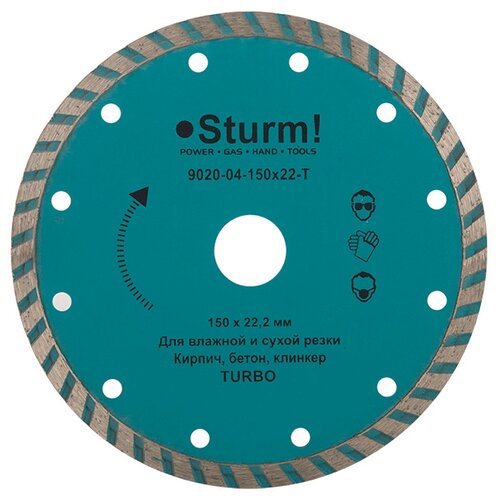 Sturm! 9020-04-150x22-T, 150 мм, 1 шт.