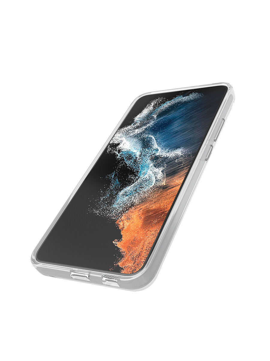 Чехол защитный VLP Crystal Case для Samsung Galaxy S23+, прозрачный - фото №2