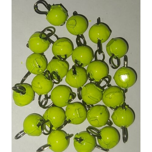 фото Грузила для рыбалки чебурашка набор 25 штук 1 грамм без бренда