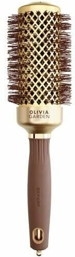 Термобрашинг Olivia Garden Expert Blowout Shine Wavy Bristles Gold & Brown ID2050 для волос, 45 мм