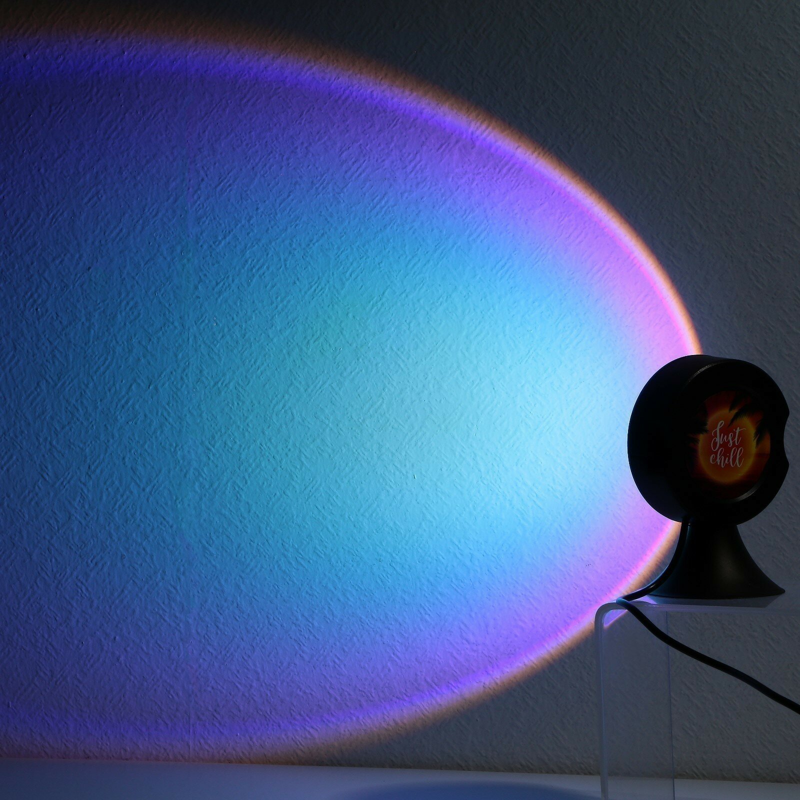 Лампа-закат «Just chill», модель GBV-0121 - фотография № 5