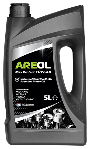 Моторное масло Areol Max Protect 10W-40, 5 л