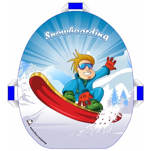 фото Ледянка snowkid snowboard голубой