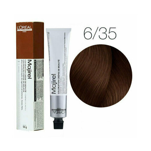 LOreal Professionnel Majirel 635 Темный блондин золотисто-махагоновый 50мл 1300₽