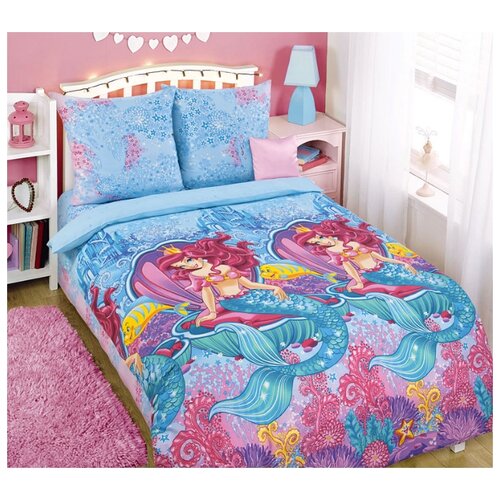фото Постельное белье «русалочка 1», бязь (1.5) текс-дизайн