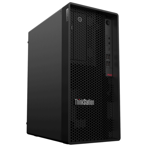 фото Рабочая станция lenovo thinkstation p340 tower (30dh00fcru) mini-tower/intel core i5-10400/8 гб/256 гб ssd/intel uhd graphics 630/windows 10 pro черный