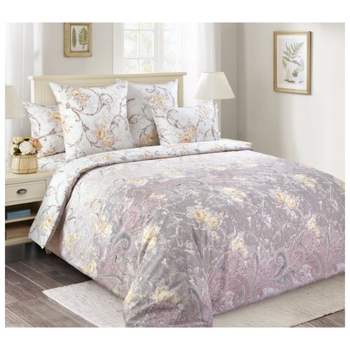 фото Постельное белье «идиллия 2 (2.0 европростыня)» перкаль текс-дизайн