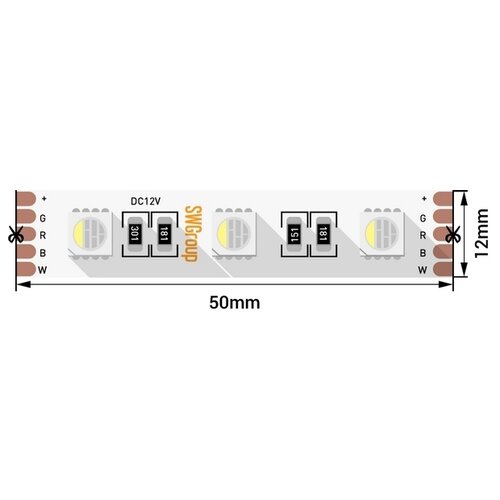 Светодиодная лента SWG560-12-19.2-RGB+WW
