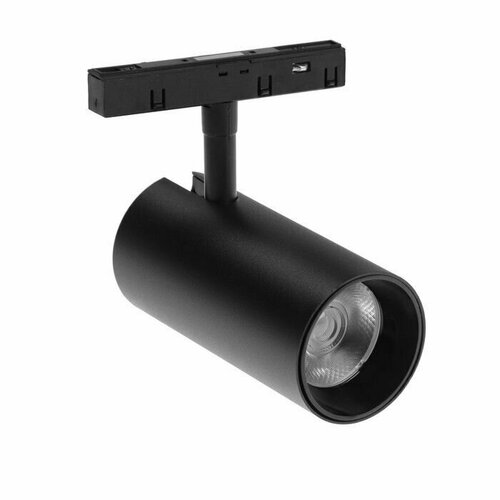 Трековый магнитный светильник 20W 1600Lm 24 град 48V 3000К т-белый IP20 черный 3850₽