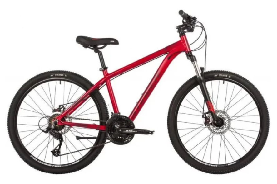 Велосипед STINGER ELEMENT EVO 27.5 (2023) 16" красный