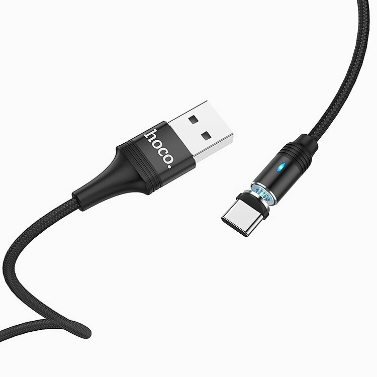 Кабель USB Type-C Hoco U76 <черный>